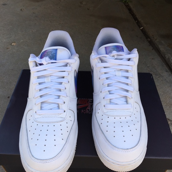 Air Force 1 low 07 Oversized Swoosh Racer Blue - Picture 3 of 4